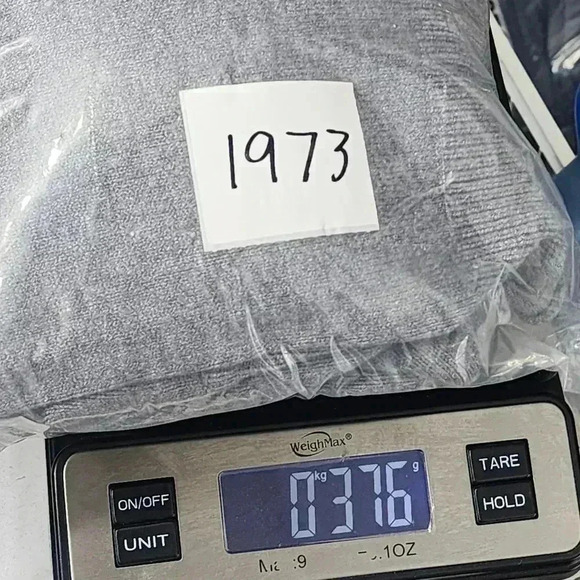 NWT Estudio Moda Tu Mock neck Studded Sweater Women's L Gray - Picture 9 of 9